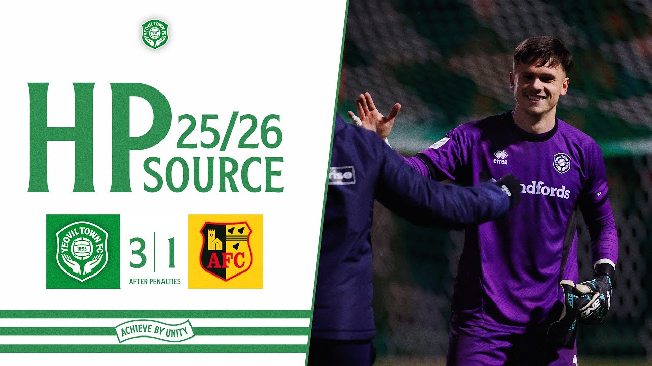 HP Source | Yeovil Town 0-0 Avlechurch (3-1 After Penalties) 