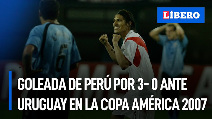 Perú vs. Uruguay: la bicolor golea a la selección de Diego Forlán en Copa América - Diario Líbero