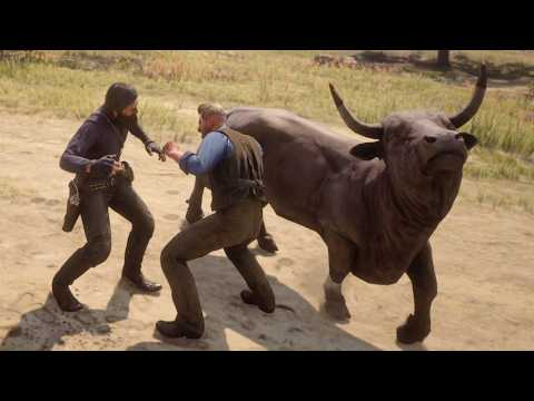 THEY CAN NO LONGER ESCAPE THE BULL | RED DEAD REDEMPTION 2