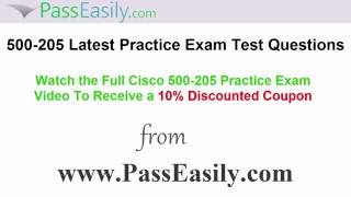 500-205 Cisco Exam 500-205 Test Questions PDF