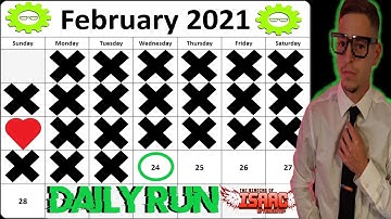 Daily Run February 24th, 2021 - The Binding of Isaac Afterbirth Plus - The Road to 3000000%