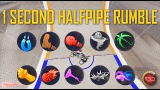 1 SECOND HALFPIPE RUMBLE W/ JONSANDMAN PHANTOMACE AND AMONEY