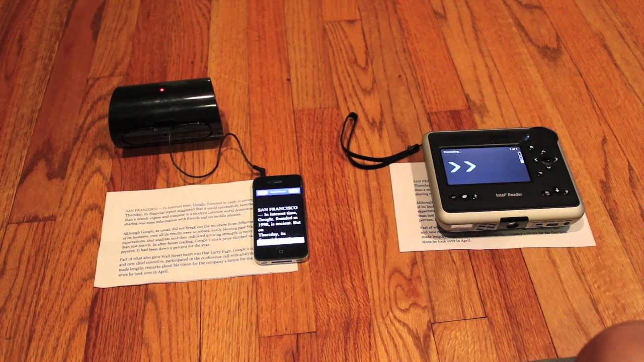 ZoomReader Vs. Intel Reader