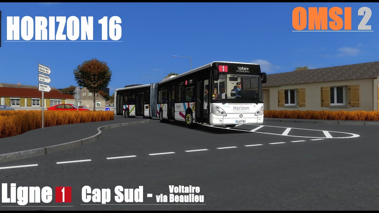 🚍 [ OMSI 2 ]  Horizon 16 Final ( mod Voith Citelis 18 St-Servan)  Cap Sud ➡ Voltaire 1080p [60FPS]