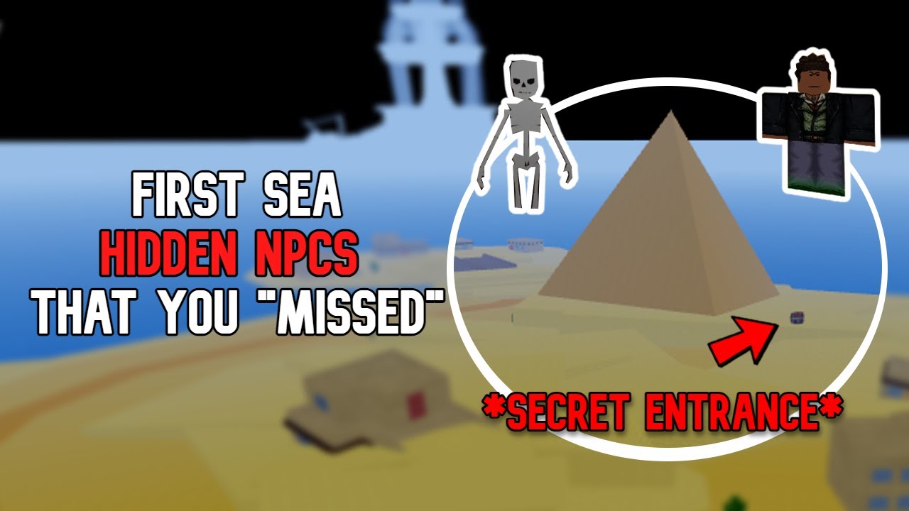 6 HIDDEN NPCS* in the First Sea that you have Missed Blox Fruits 