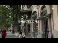 Morning Walking Tour in Barcelona, Spain 🇪🇸 4K HDR