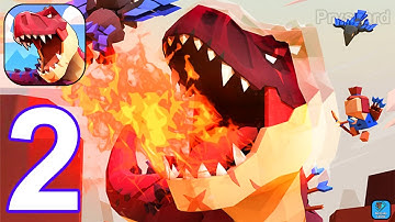 Dino Clash: Tribal War - Gameplay Walkthrough Part 2 Tutorial Levels 11-20 New Dino (iOS,Android)