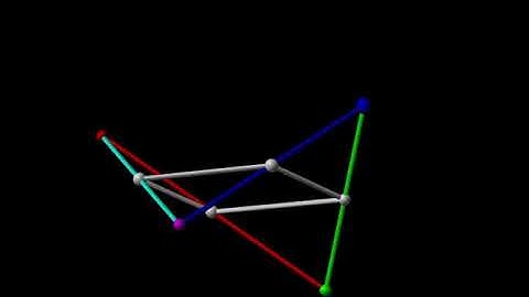 Quadrangle in 3D with midpoints parallellogram