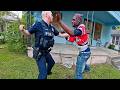 Female Officer Challenges Suspect To Fight Before Chaotic Arrest
