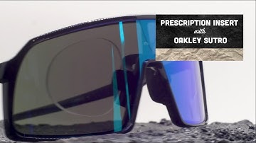 SVED Optical Prescription Insert with Oakley Sutro | Overview, Insertion, and Removal