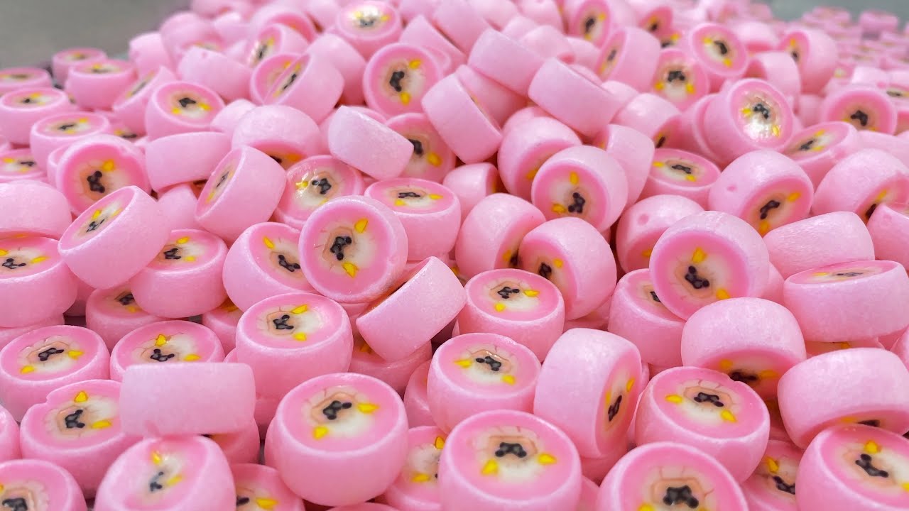 製造風景】〈ひつじ〉アニマルキャンディの製造（イチゴミルク味