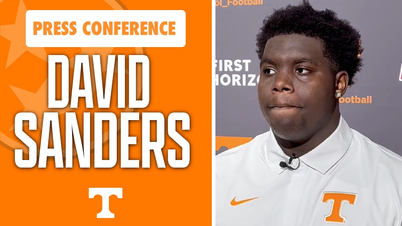 Tennessee football's David Sanders talks growth after Saturday spring ...