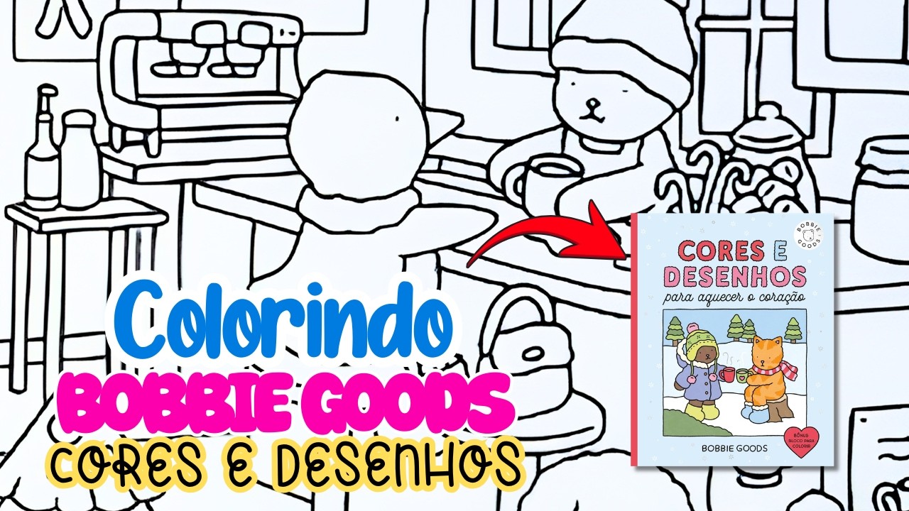 PINTANDO BOBBIE GOODS NO ESTILO BOBBIE GOODS | CORES E DESENHOS PARA AQUECER O CORAÇÃO