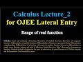 Calculus Lecture_2 for OJEE Lateral Entry