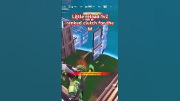 Ranked reload 1v2 clutch for the win #shorts #subscribe #fortnite