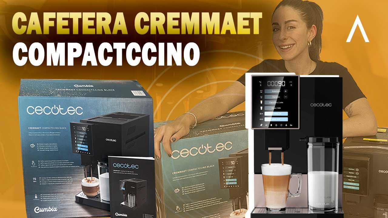 Cafetera Cecotec Cumbia Cremmaet Compactcino Black 