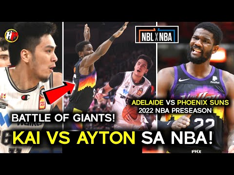 BAKBAKAN NA! Kai Sotto kontra kay Deandre Ayton! Adelaide vs Phoenix Suns 2022 NBA Preseason!