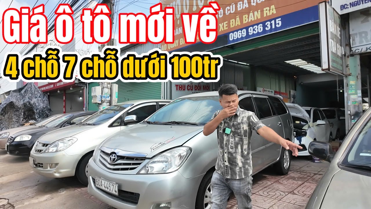 Lacetti Innova Vios giá rẻ i10 Morning dưới 100tr tại chợ ô tô Hòa Lợi có góp 0đ có trao đổi xe cũ