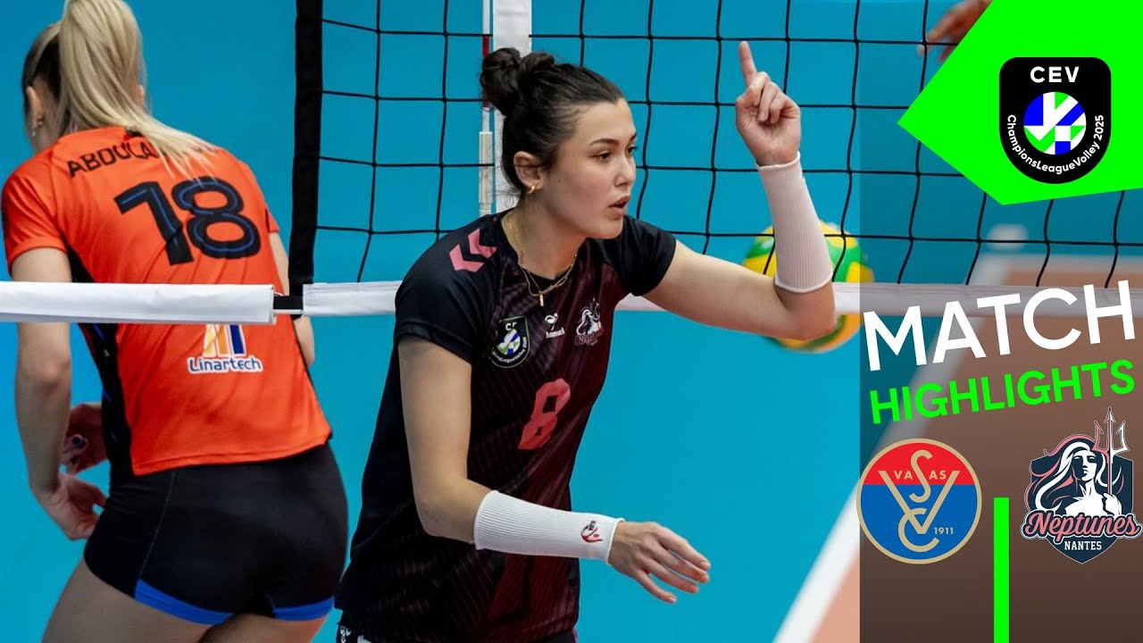 Highlights | Vasas Óbuda BUDAPEST vs. Neptunes NANTES | CEV Champions League Volley 2025