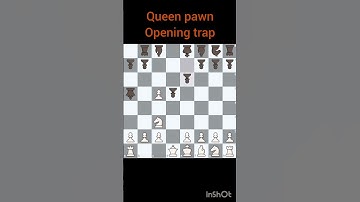 Queen pawn opening trap  #sports #chess #game #chess hub #chess tips #chess technique #chess skills