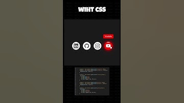 Social Media Icon Hover Effects using HTML & CSS | @rcodeninja