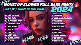 🔥NEW | NONSTOP 1 HOUR BEST OF TIKTOK VIRAL 2024 SLOWED ( FULL BASS REMIX ) DJ YUZKIE REMIX