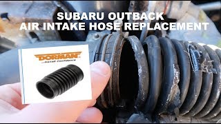 SUBARU OUTBACK AIR INTAKE HOSE REPLACEMENT 2000 Subaru Outback Air Intake