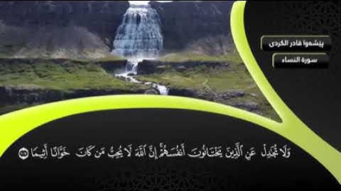 سورة النساء للشيخ رعد محمد الكردي