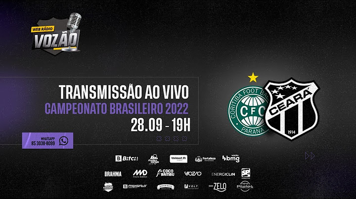 CORITIBA X CEARÁ - CAMPEONATO BRASILEIRO 28ª RODADA | RÁDIO VOZÃO | 28/09/22 | ÁUDIO