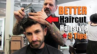 5 Tips To Get An AWESOME Haircut & Hairstyle From Your Barber! (A MUST SEE)