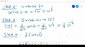 Distribution of functions of random variables