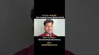 Data analysis full course you tube link‼️odia best video on software job hunt #software #odia #job