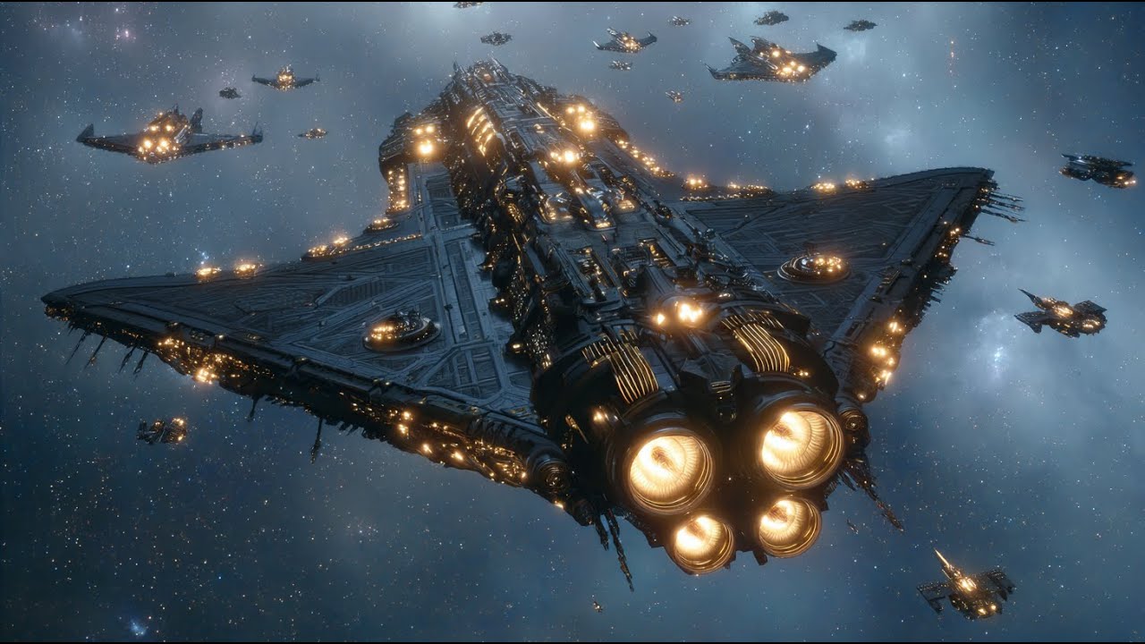 La Prima Visione di una Nave da Guerra Umana: L'Armata Aliena Si Congela!