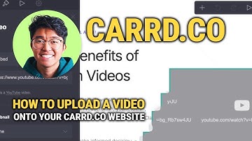 Hoe u een video uploadt naar uw Carrd.co-website: eenvoudige handleiding voor bouwers!