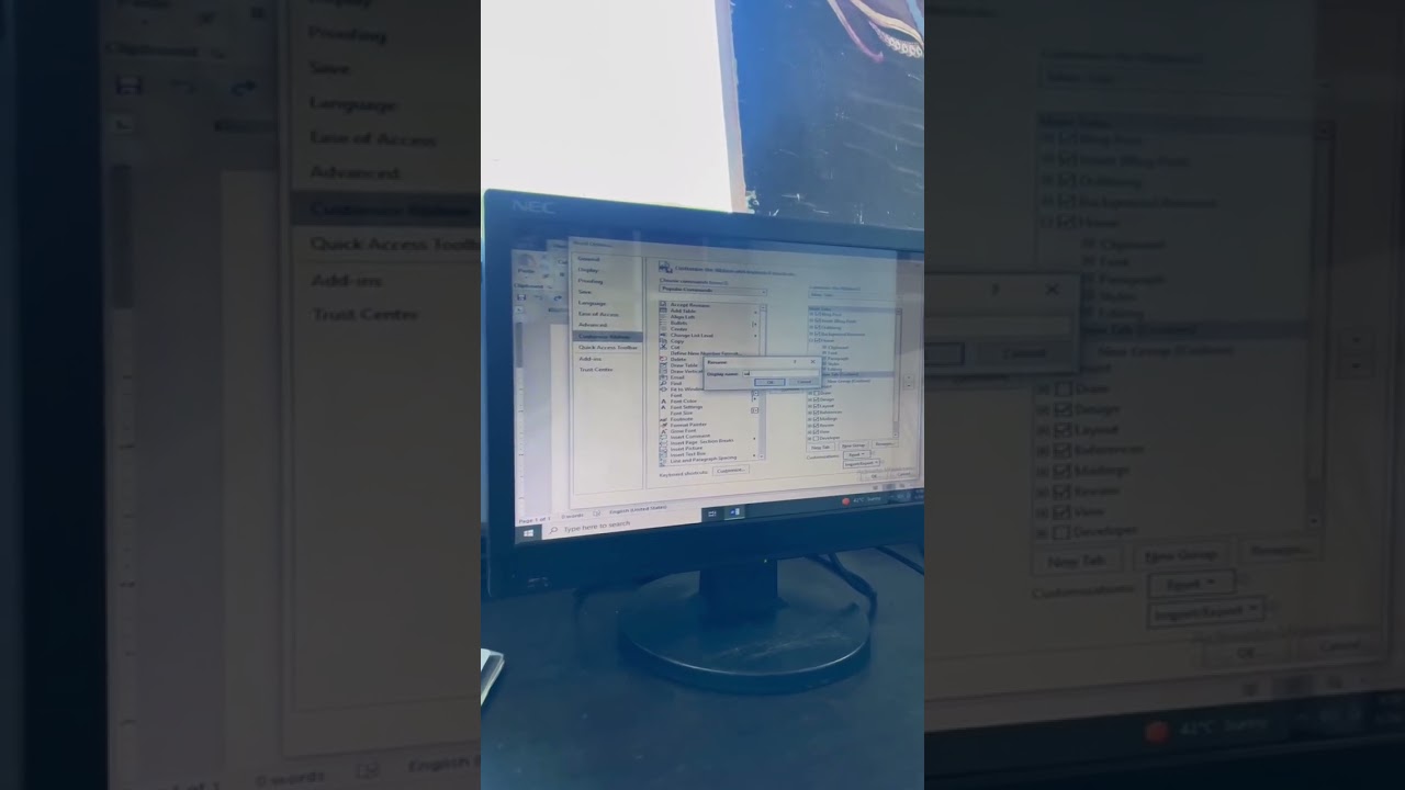 How to make a tab of your name in MS Excel 