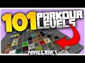 101 Minecraft Parkour Levels