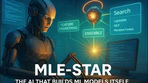 🤖 MLE-STAR – The AI That Builds Machine Learning Models Better Than Humans (video)