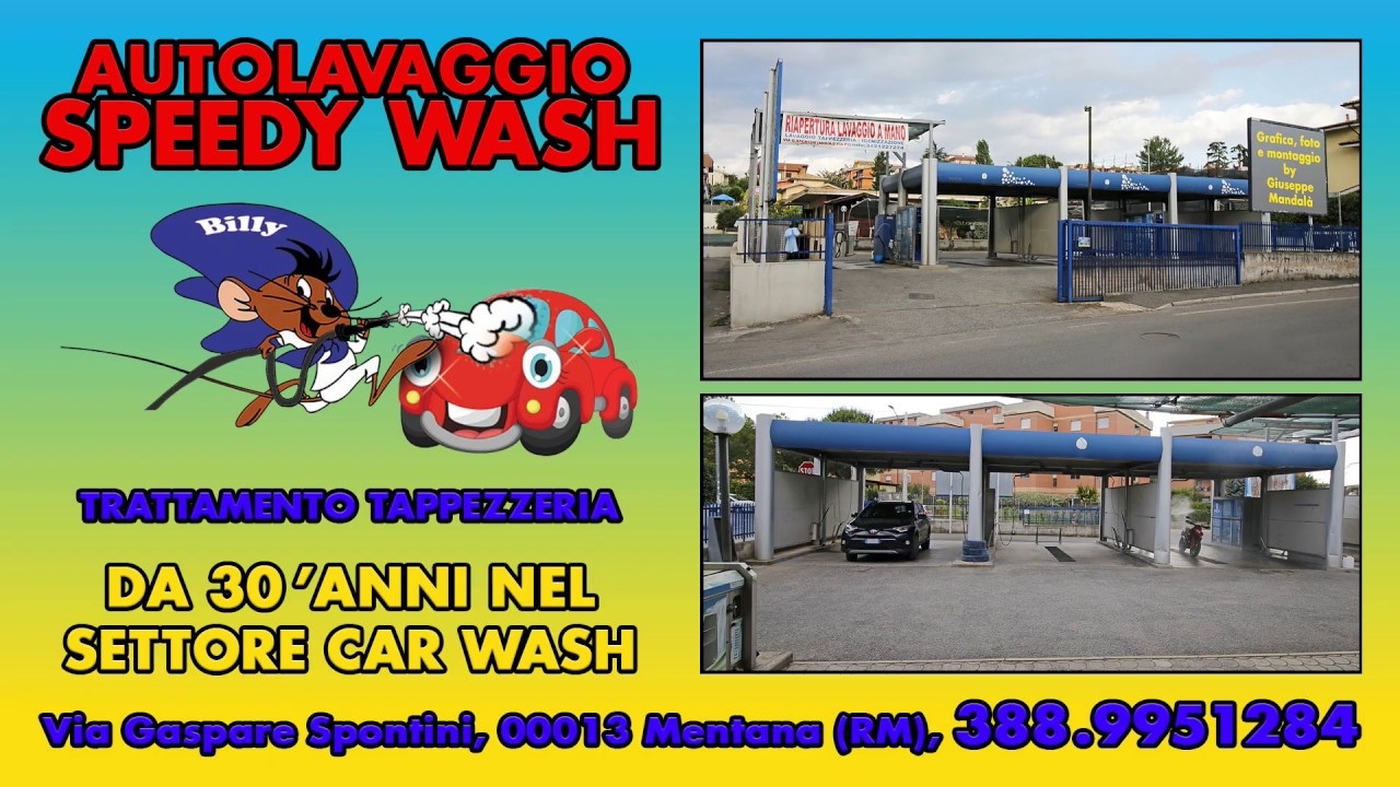 AUTOLAVAGGIO SPEEDY WASH - YouTube