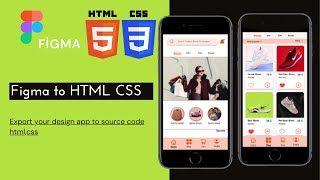 Exporting Design To Html Css Code ||Free Plugins