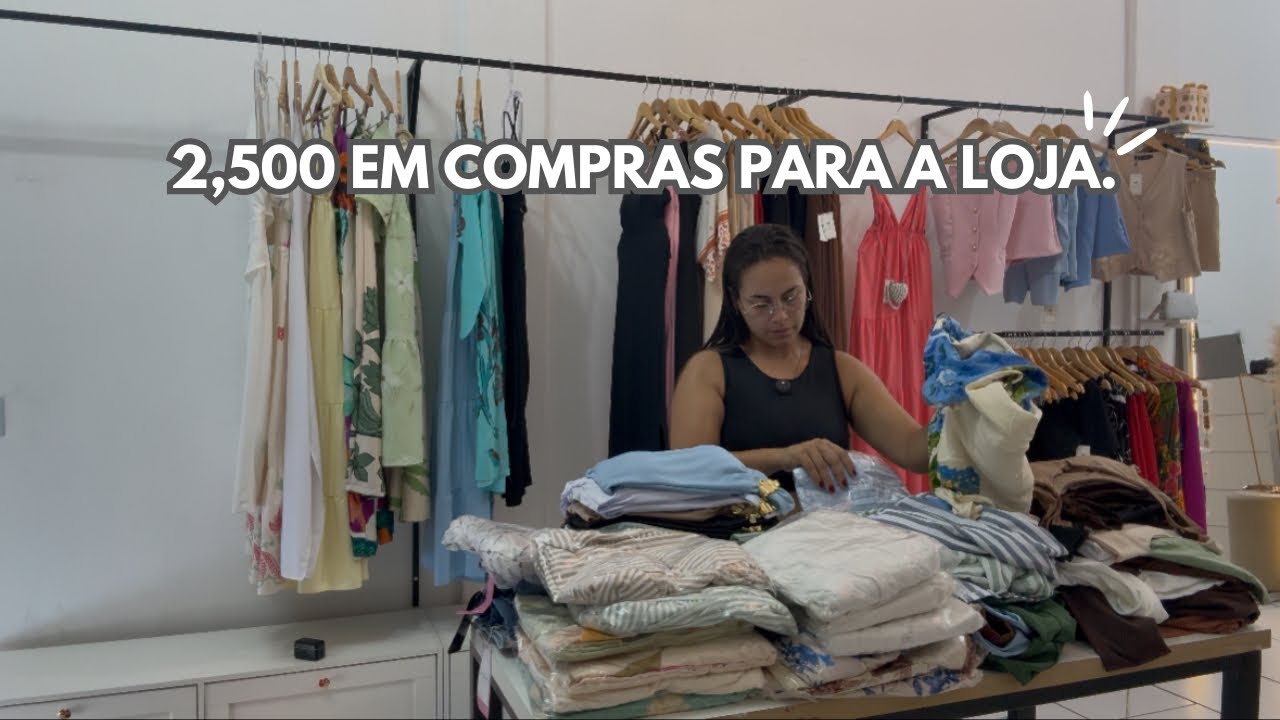 2.500 de roupas para loja / coleção de reinauguração♥️