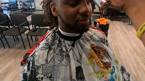 FIRST TIME USING GOPRO ACTION CAMERA ON BARBER TUT...