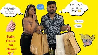 Girlfriend Ke Saath Shopping Par Jana Padha Bhaari | Rajat Sharma | Swati Monga #couplevlog #comedy