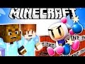 Minecraft Hunger Games - Overpowered Enchantments and TNT BOMBERMAN | JeromeASF