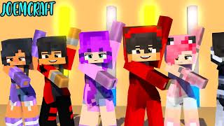 COUPLE DANCE | CASH, APHMAU, ZOEY, ZANE, KC | HERO TONIGHT DANCE | POI POI MEME -Minecraft Animation