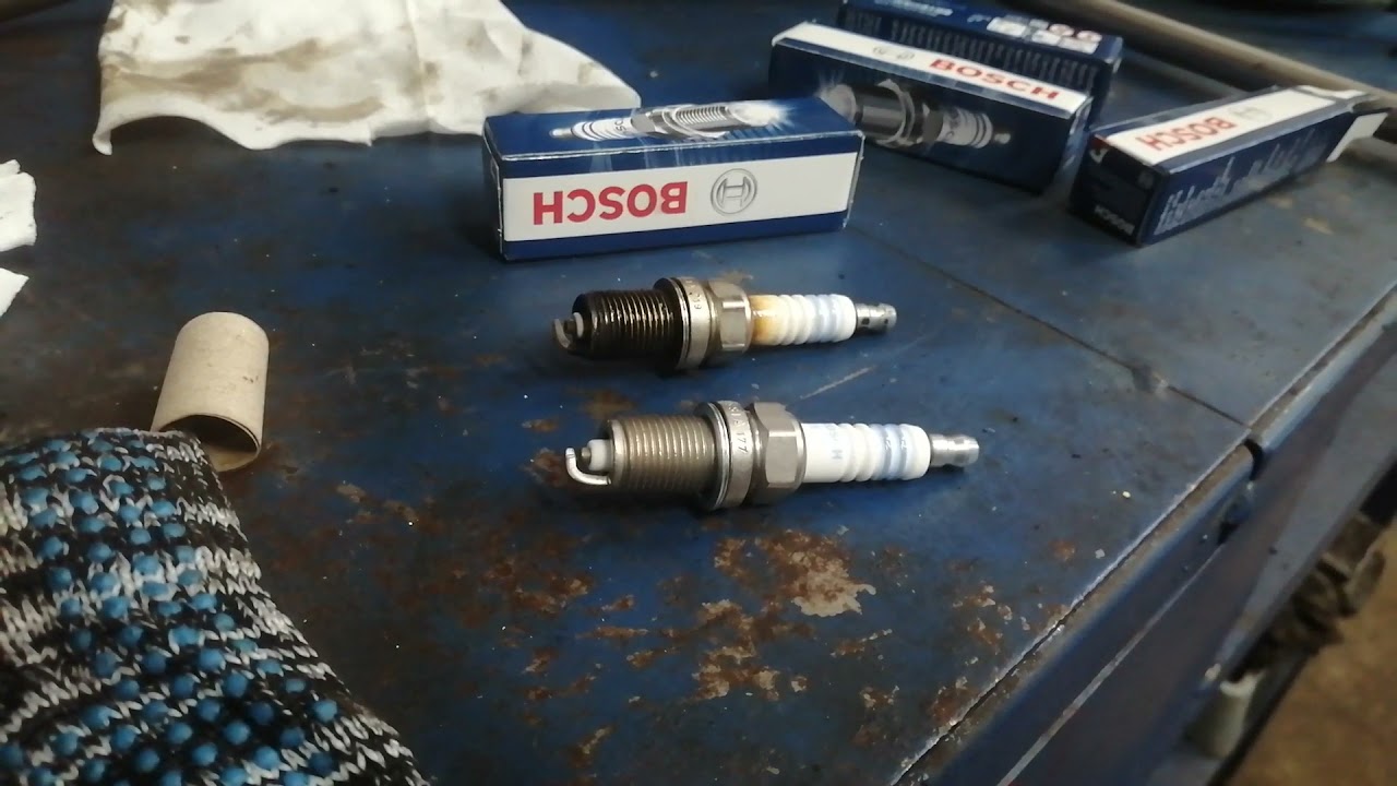 Свечи зажигания на Мицубиси Каризма - YouTube