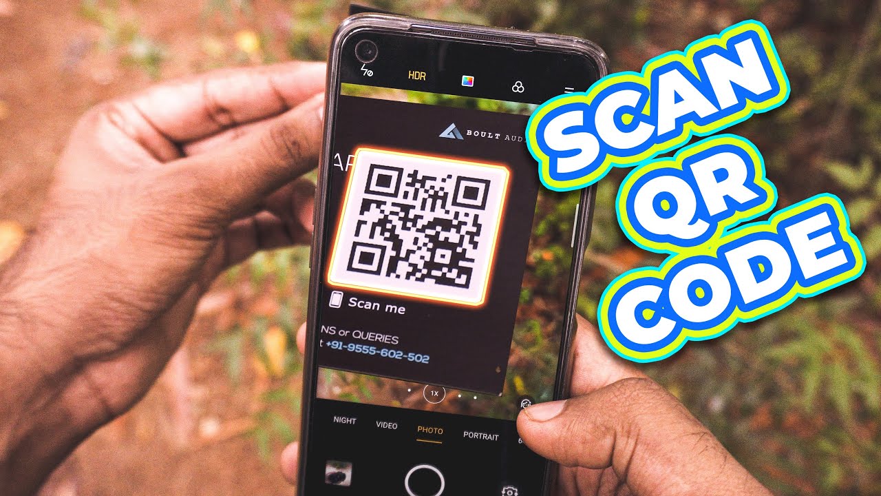 How can I scan QR code without app?