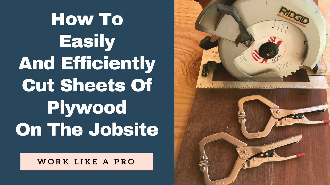 My Proven System For Cutting Plywood With A Circular Saw YouTube