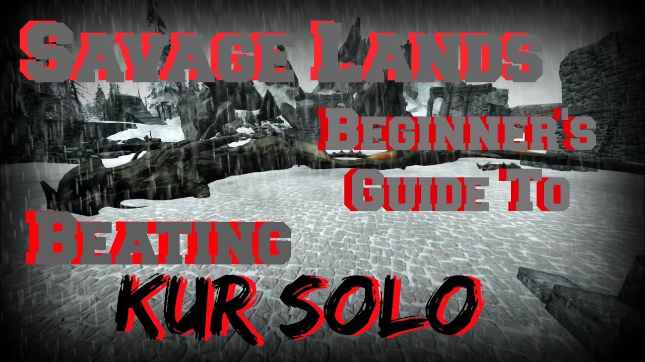 Savage Lands: Beginner's Guide To Beating The Dragon Kur Solo / Armors / Weapons / Healing