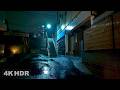 [ASMR] Lonely Rainy Night Walk in Chiba | Relaxing Natural City Ambience | Japan | 4K/HDR