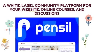 Pensil - Pensil Review - Online Community Builder - AppSumo Lifetime Deal
